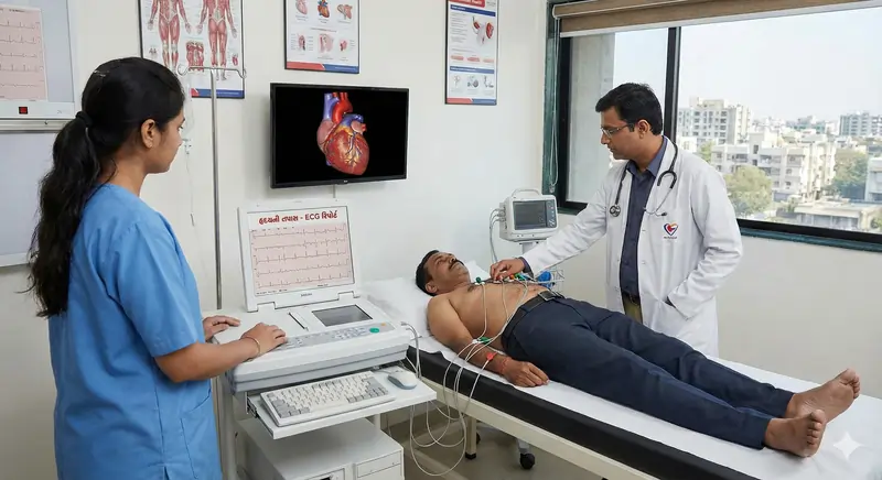 ECG અને હૃદયની તપાસ