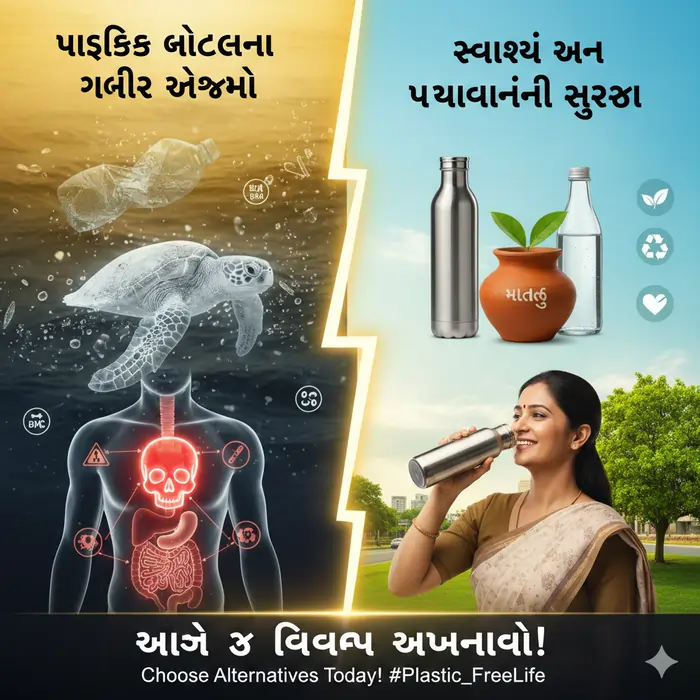 પ્લાસ્ટિક બોટલના વપરાશના જોખમો