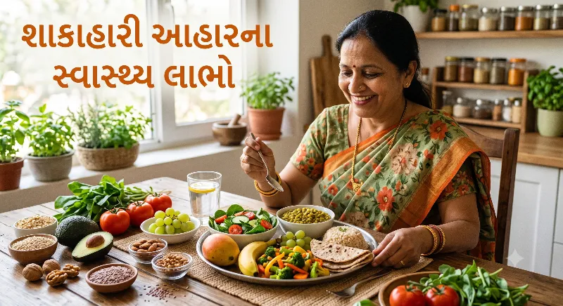 શાકાહારી આહારના સ્વાસ્થ્ય લાભો