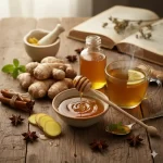 આદુ અને મધના મુખ્ય ઔષધીય ઉપયોગો