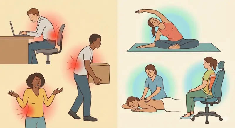 પીઠનો દુખાવો કારણો