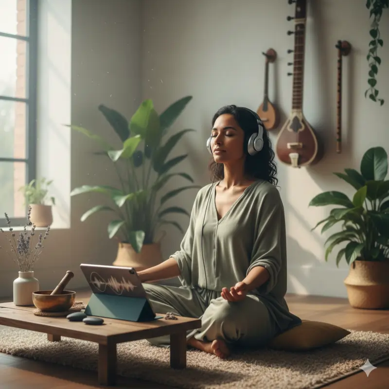 મ્યુઝિક થેરાપી અને માનસિક શાંતિ
