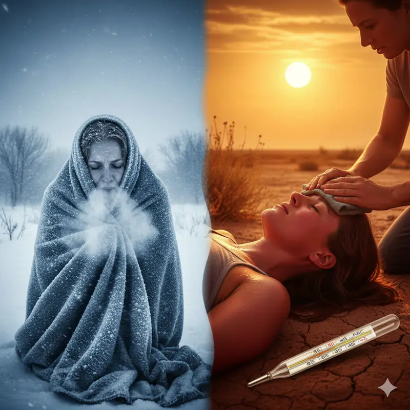 હાઈપોથર્મિયા અને હીટસ્ટ્રોક