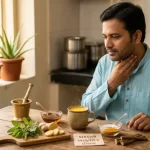 ગળામાં ખારાશ અને કાકડા