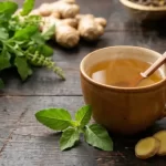 તુલસી અને આદુ