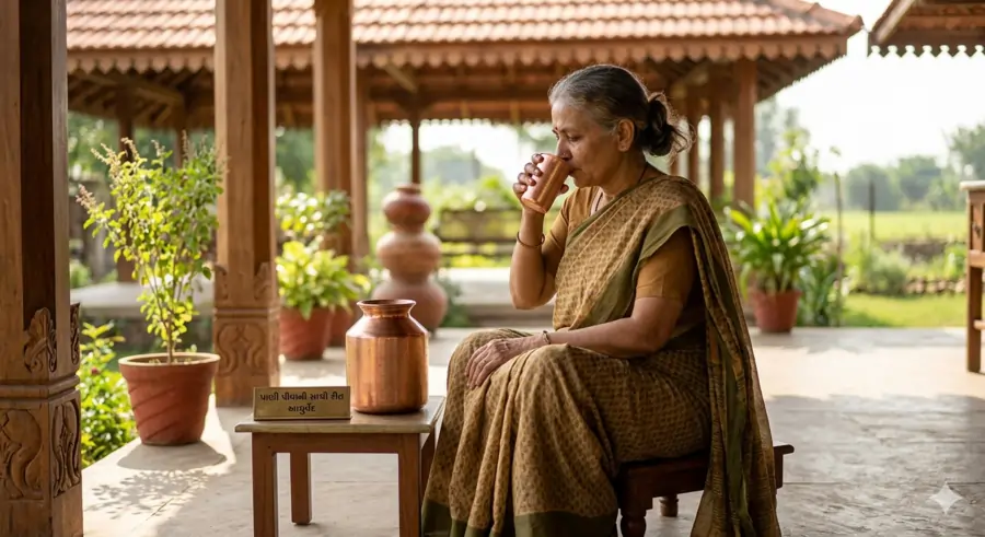 આયુર્વેદ મુજબ પાણી પીવાની સાચી રીત