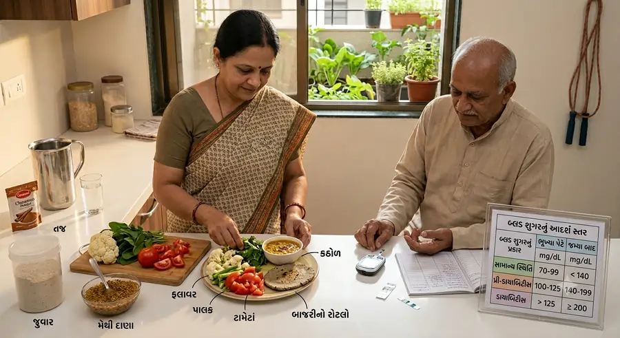 ડાયાબિટીસમાં બ્લડ શુગર કંટ્રોલ કરવાની ટિપ્સ