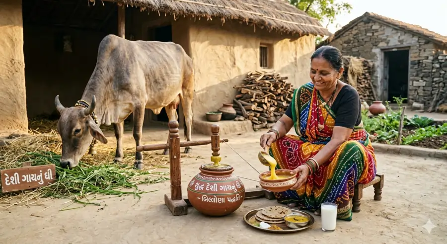 દેશી ગાયનું ઘી