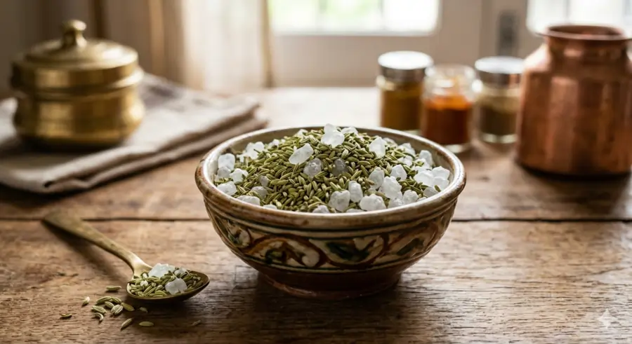 વરિયાળી અને સાકર