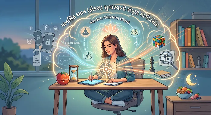 માનસિક ધ્યાન (ફોકસ) કેવી રીતે સુધારવું