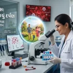 લોહીની તપાસ આરોગ્યના દર્પણને
