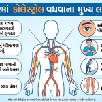 શરીરમાં કોલેસ્ટ્રોલ વધવાના લક્ષણો